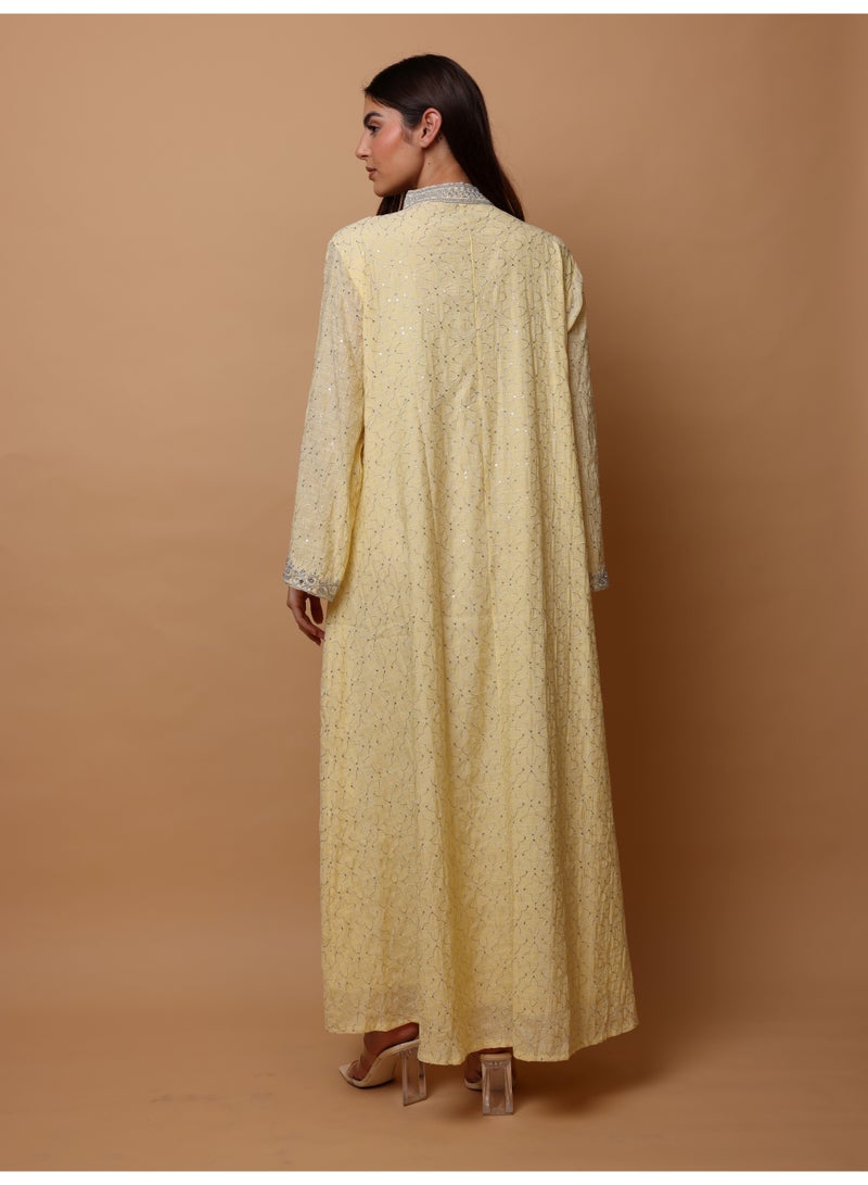 اكسا جلابية إيكسيا ثراء صفراء - Image 4